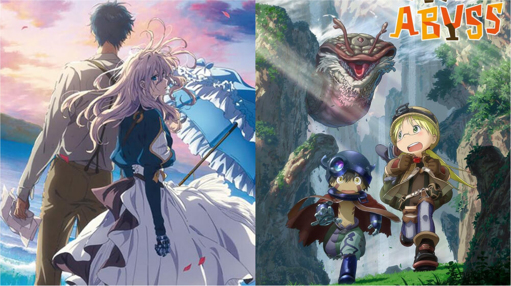 violet evergarden and made in abyss cover